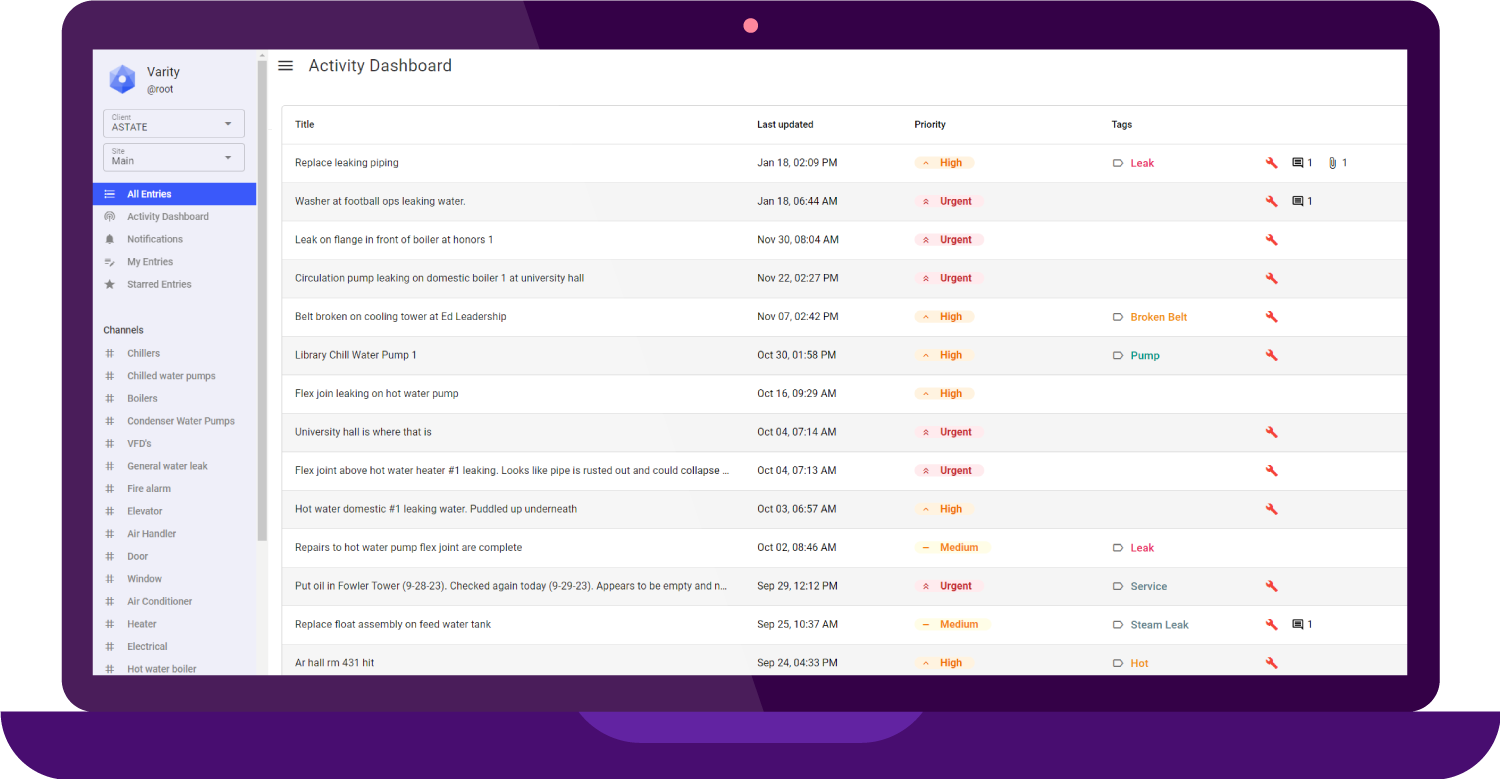Tech Productivity Log Cloud-Based Digital Engineer's Log - Varity
